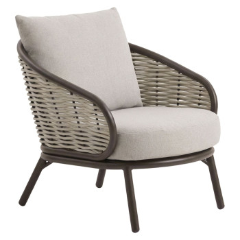 Lounge Armchair (with cushions) APPLE BEE PINE KEY 72000652 / BRONZE