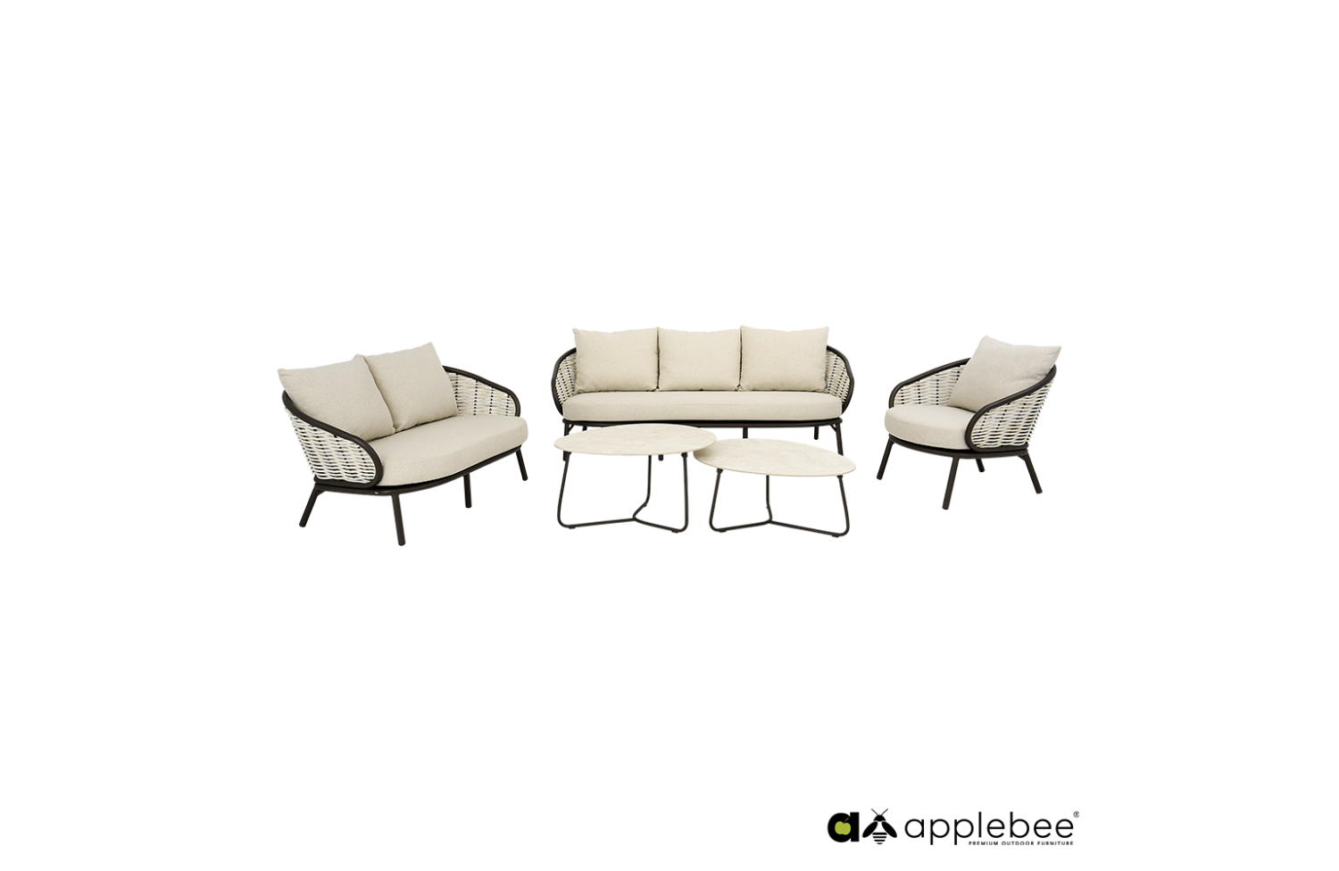 3-Seater Sofa (with cushions) APPLE BEE PINE KEY 72000654 / BRONZE