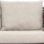 Sofa 2-osobowa (z poduszkami) APPLE BEE MILOU 72000242/BLACK