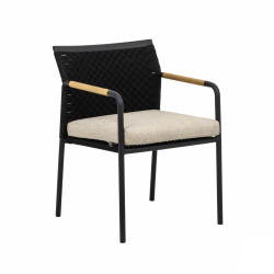 Krzesło z podłokietnikami (z poduszkami) APPLE BEE ELLE 70001210