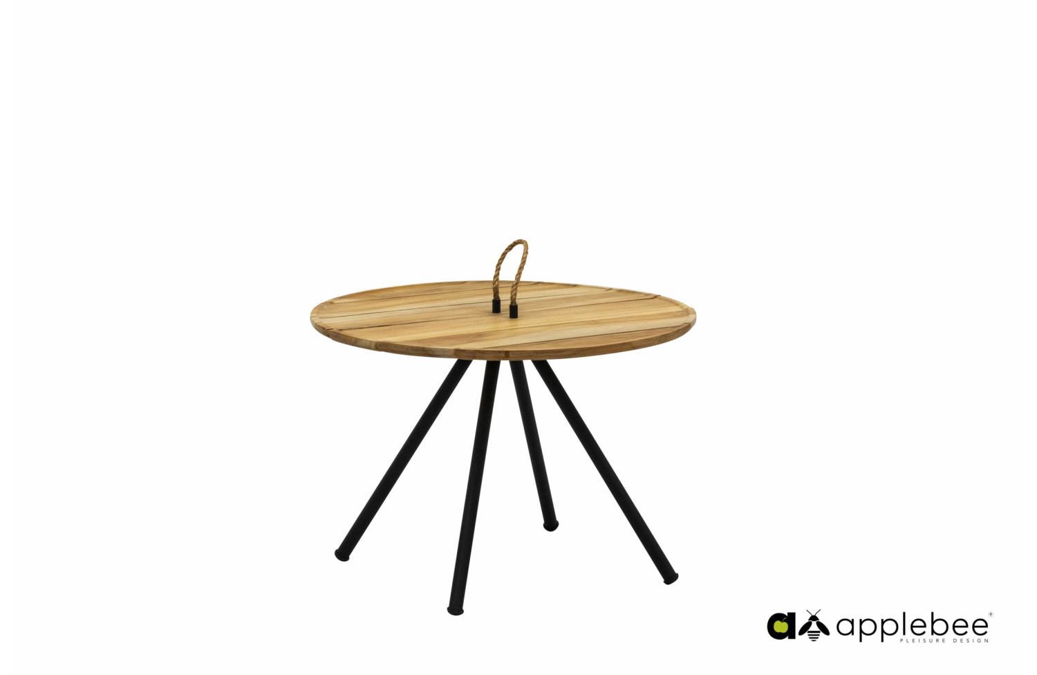 Zestaw z 2 Stolików Kawowych d.60 + d.40 (teak) APPLE BEE ELLE 70001183