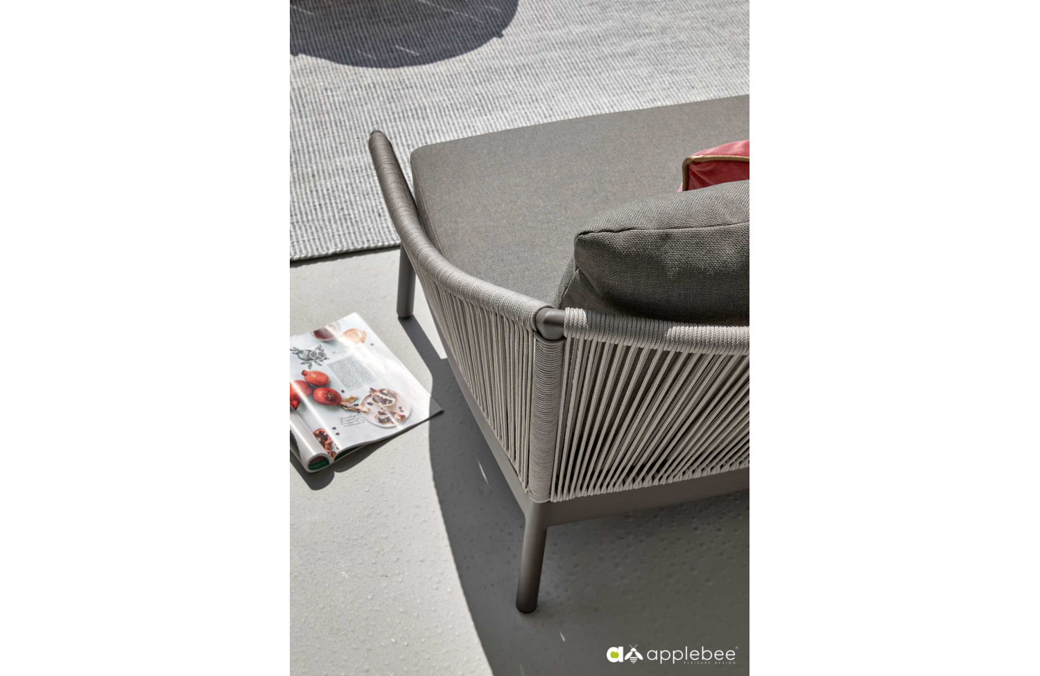 Sofa 3-osobowa (z poduszkami) APPLE BEE BIJOU 70001569 /TAUPE/GREY