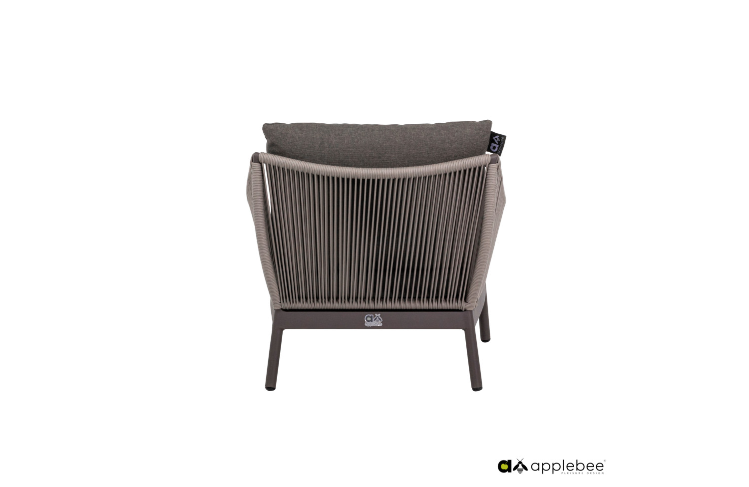 Fotel (z poduszkami) APPLE BEE BIJOU 70001567 /TAUPE/GREY