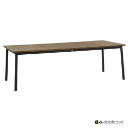 Stół do Jadalni 240 (teak) APPLE BEE MILOU 70000037 /BLACK
