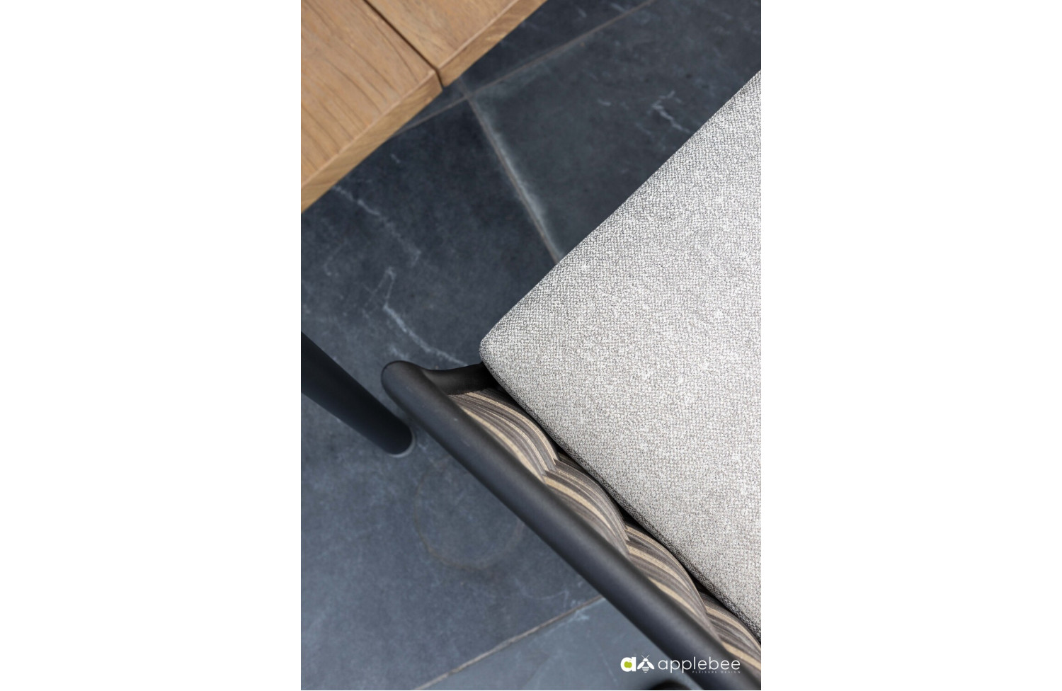 Stół do Jadalni 240 (teak) APPLE BEE MILOU 70000037 /BLACK