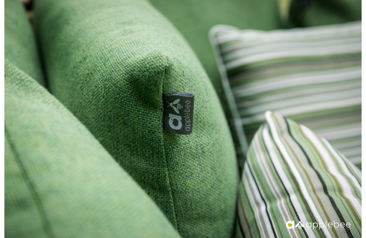 Sofa-Łóżko (z poduszkami) APPLE BEE COCOON 70000031 GREEN