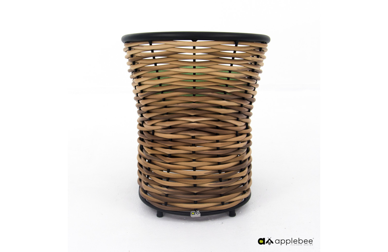 Krzesło z podłokietnikamil (z poduszkami) APPLE BEE 70000032 GREEN