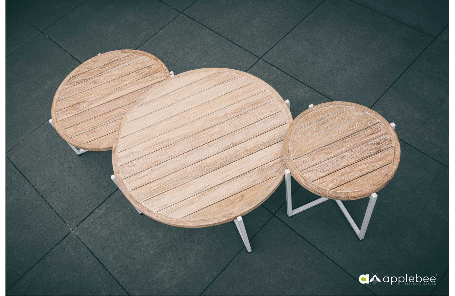 Stolik Kawowy d.74 APPLE BEE MILOU 70000627/WHITE