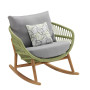Fotel bujany (z poduszką) HIGOLD VASCA 30151525 / GREEN