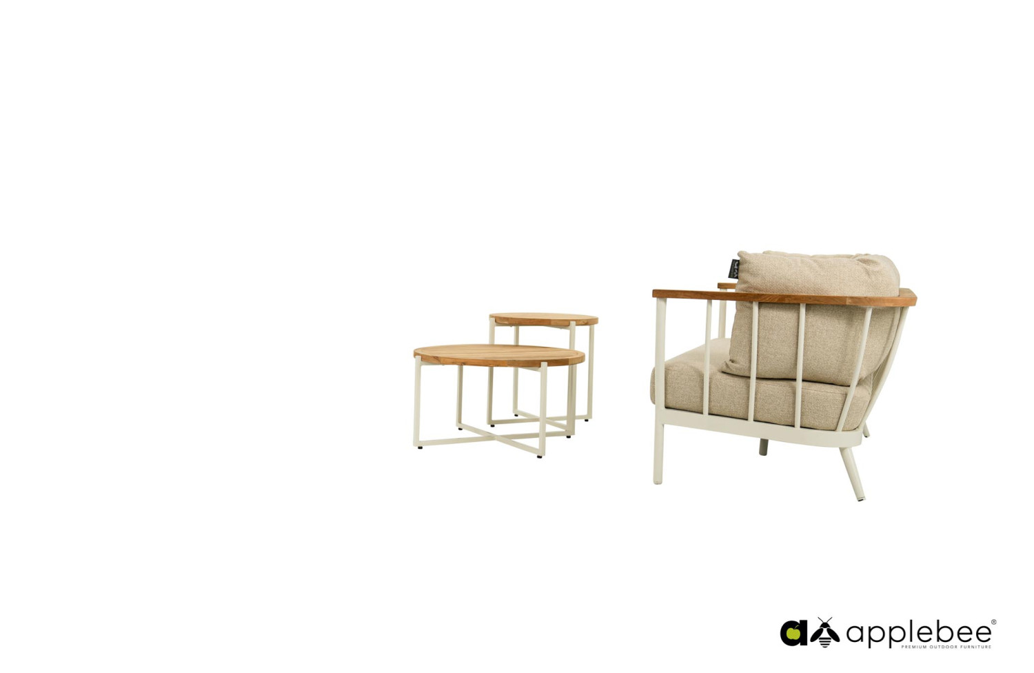 Fotel (z poduszkami) APPLE BEE CONDOR OYSTER 72000409/TAUPE