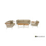 Sofa 2 os (z poduszkami) APPLE BEE CONDOR OYSTER 72000410/TAUPE