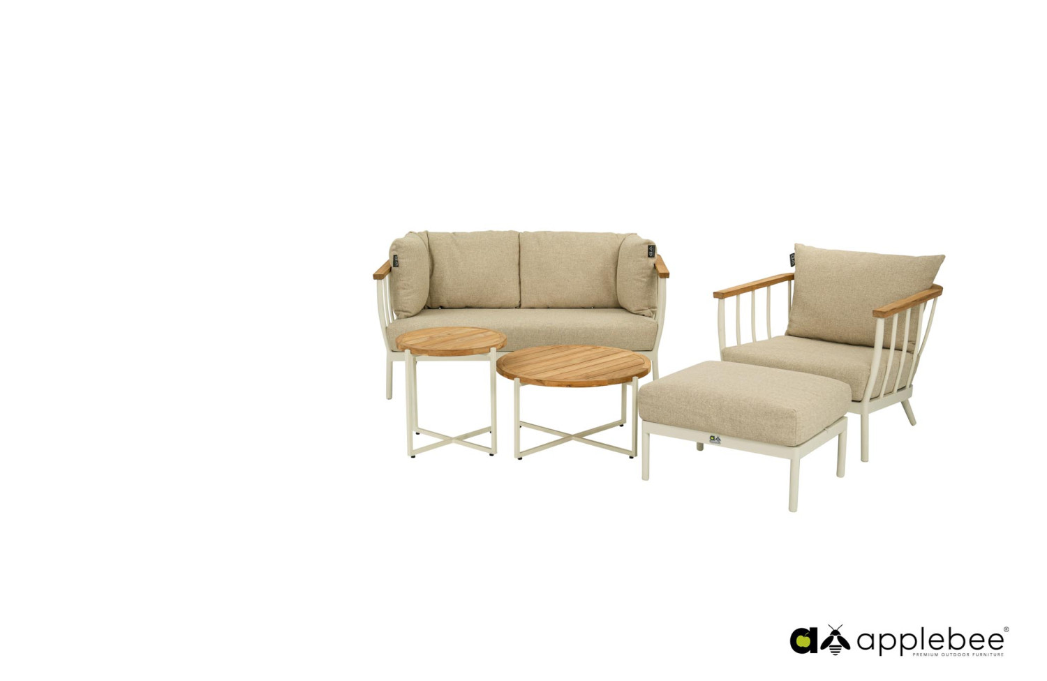 Sofa 2 os (z poduszkami) APPLE BEE CONDOR OYSTER 72000410/TAUPE