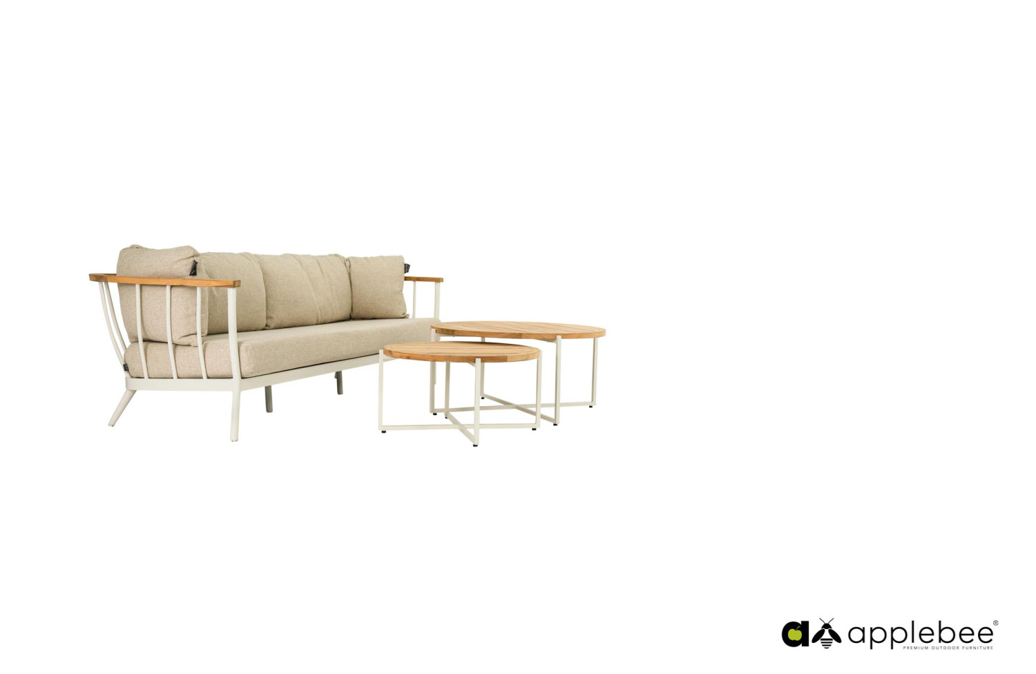 Sofa 3 os (z poduszkami) APPLE BEE CONDOR OYSTER 72000411 / TAUPE