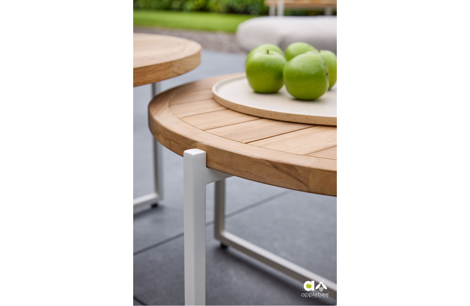 Kawowy Stolik d.94 (teak) APPLE BEE CONDOR OYSTER 72000413 / TAUPE