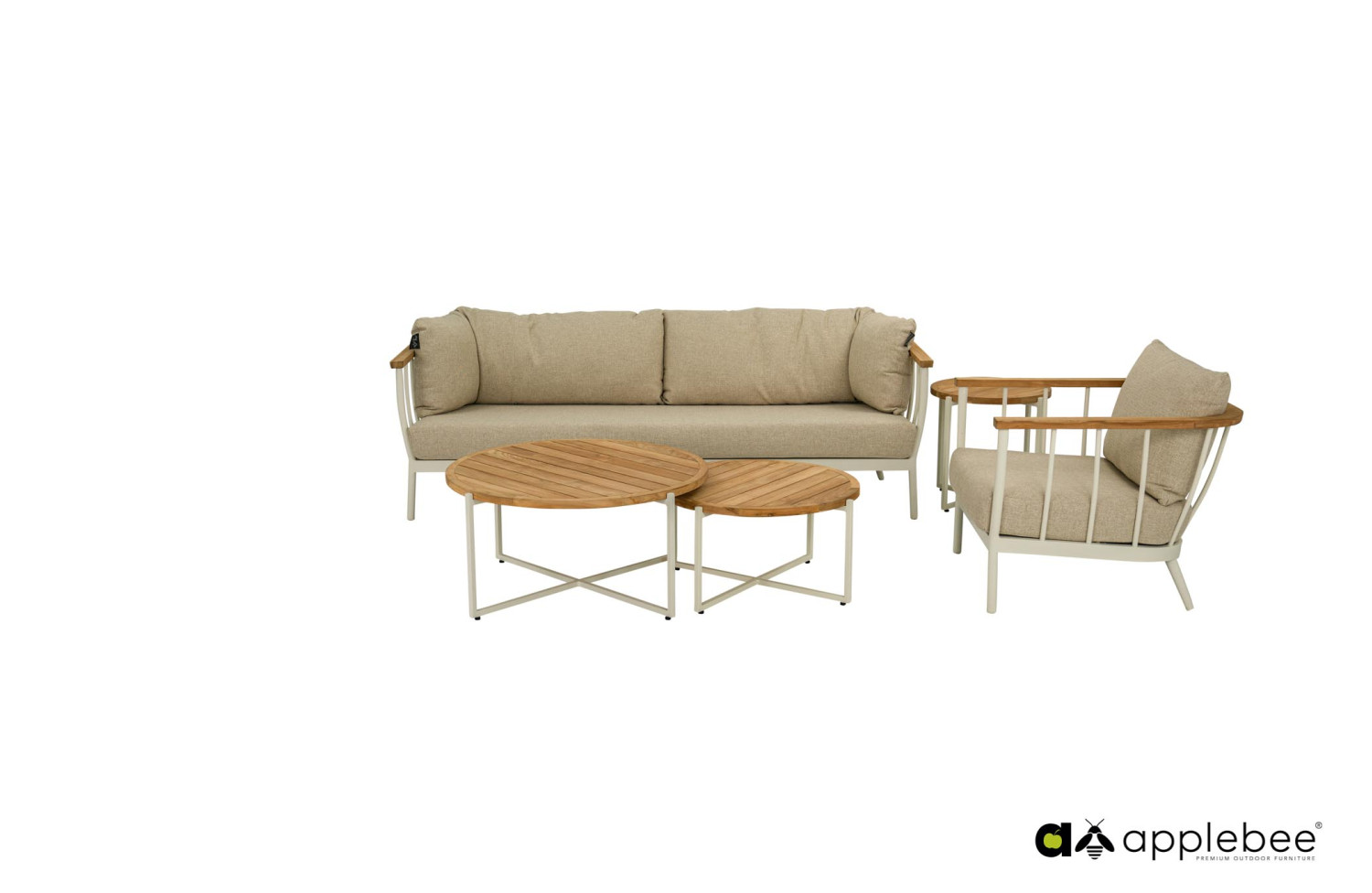 Kawowy Stolik d.74 (teak) APPLE BEE CONDOR OYSTER 72000414 / TAUPE