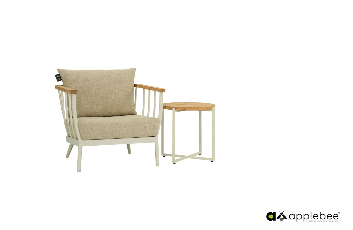 Kawowy Stolik d.54 (teak) APPLE BEE CONDOR OYSTER 72000415 / TAUPE