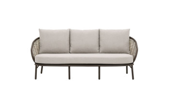 Sofa 3-osobowa (z poduszkami) APPLE BEE PINE KEY 72000654 / BRONZE