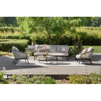 Sofa 3-osobowa (z poduszkami) APPLE BEE PINE KEY 72000654 / BRONZE