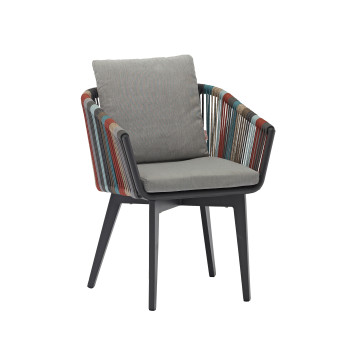 Стілець з підлокітниками (з подушк) COUTURE DIVA 91704250