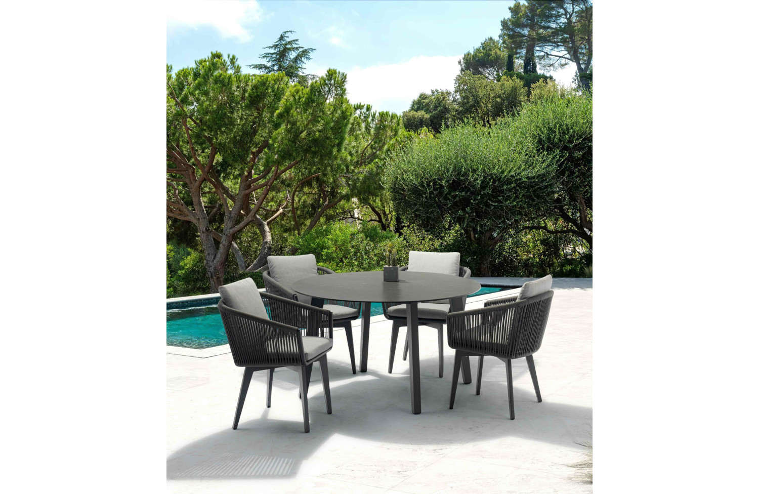 Стілець з підлокітниками (з подушками) COUTURE DIVA 91704070