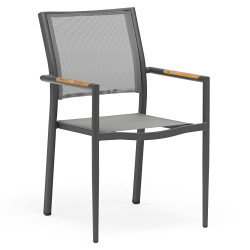Стілець з підлокітниками COUTURE POLO 91801020-A / ANTHRACITE