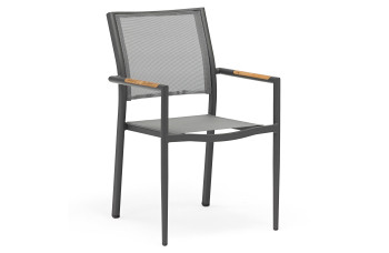 Стілець з підлокітниками COUTURE POLO 91801020-A / ANTHRACITE