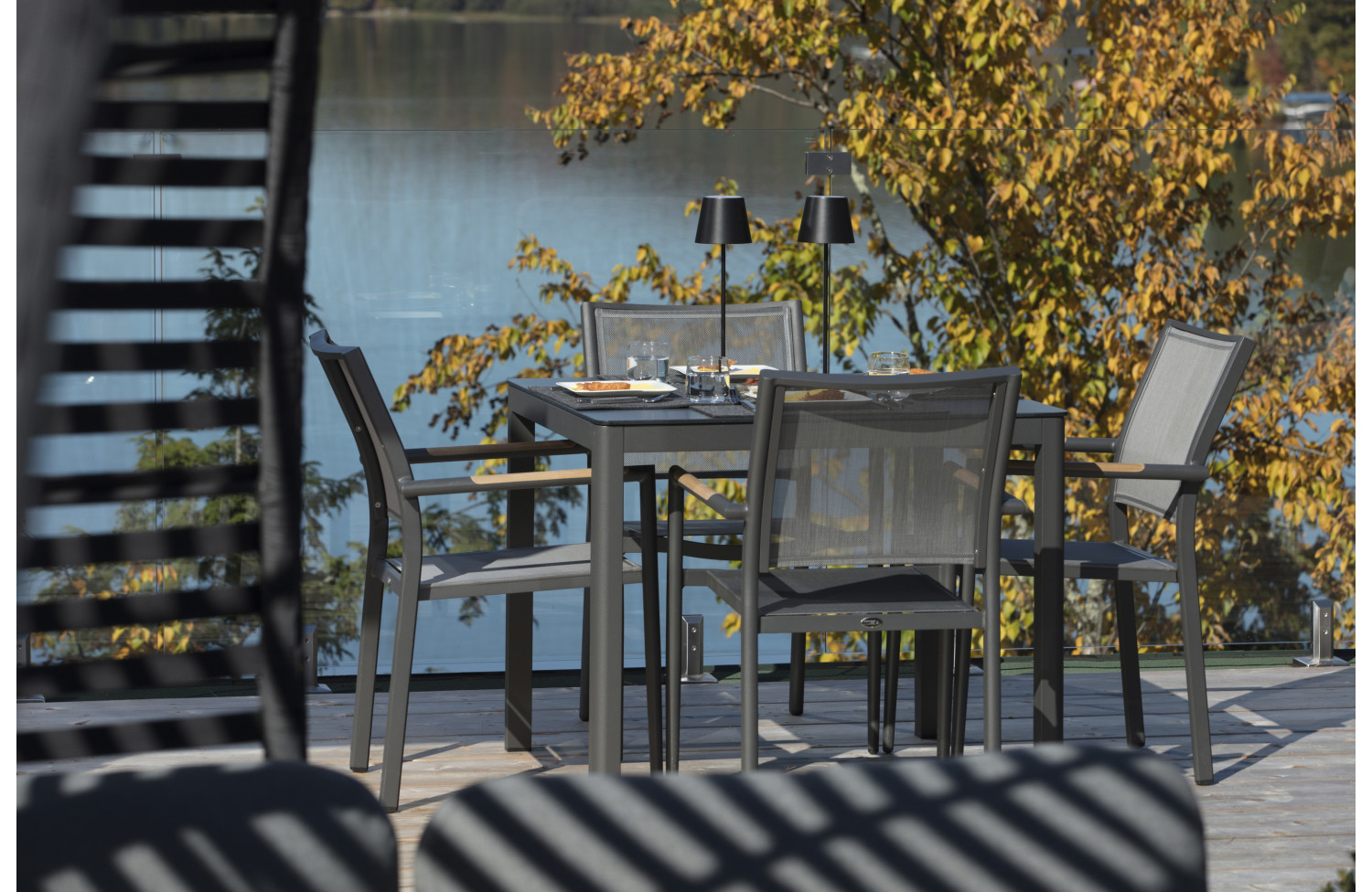 Стілець з підлокітниками COUTURE POLO 91801020-A / ANTHRACITE