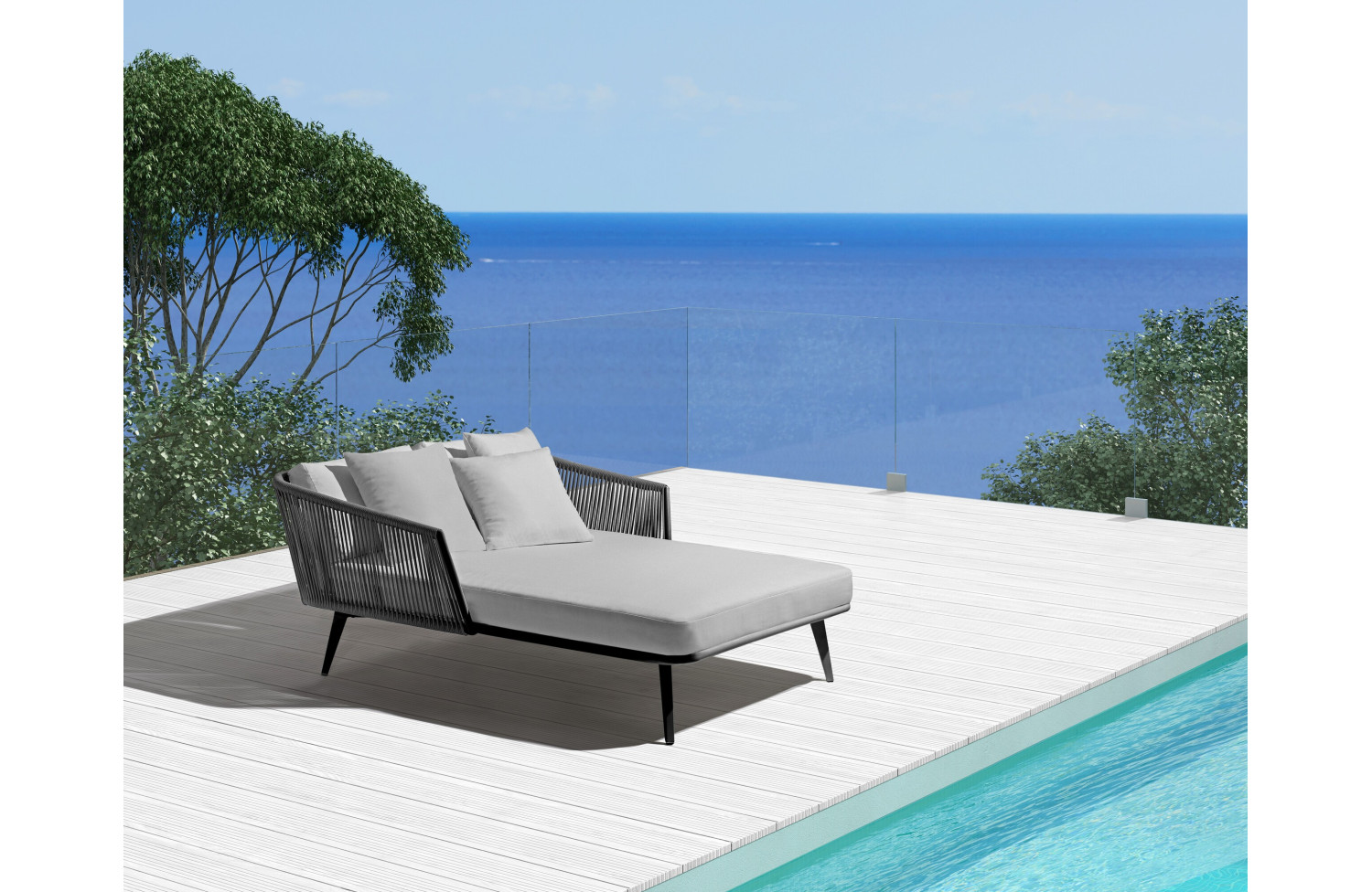 Ліжко до відпочинку (з подушкамиі) COUTURE DIVA 917940