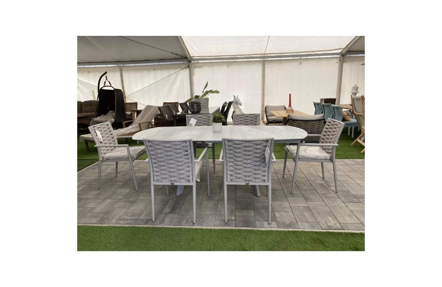 Обідній стіл розкладний 140-220 COUTURE LOOP 175001-HD / TWIST