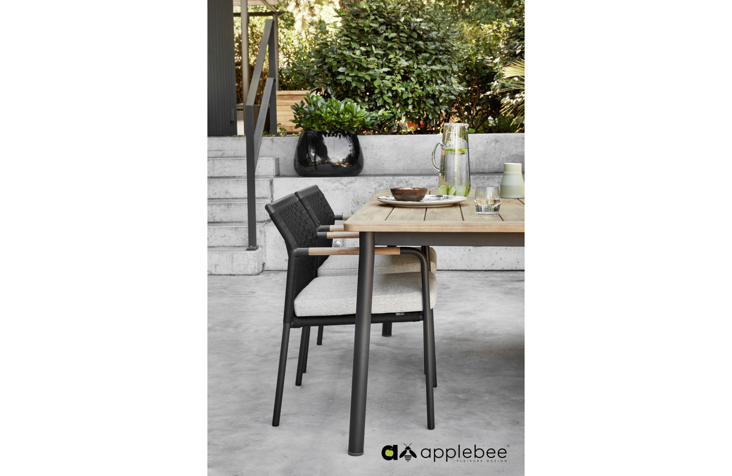 Стілець з підлокітниками (з подушками) APPLE BEE ELLE 70001210