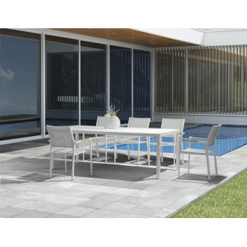 Обідній стіл розкладний 180-246 COUTURE POLO 91801010-W / WHITE