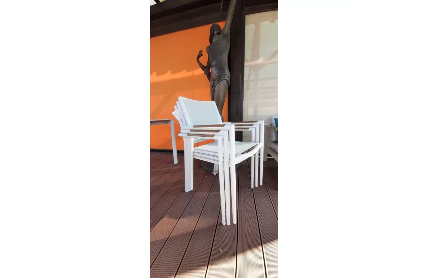 Стілець з підлокітниками COUTURE POLO WHITE 91801020-W / WHITE