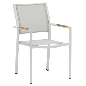 Стілець з підлокітниками COUTURE POLO WHITE 91801020-W / WHITE