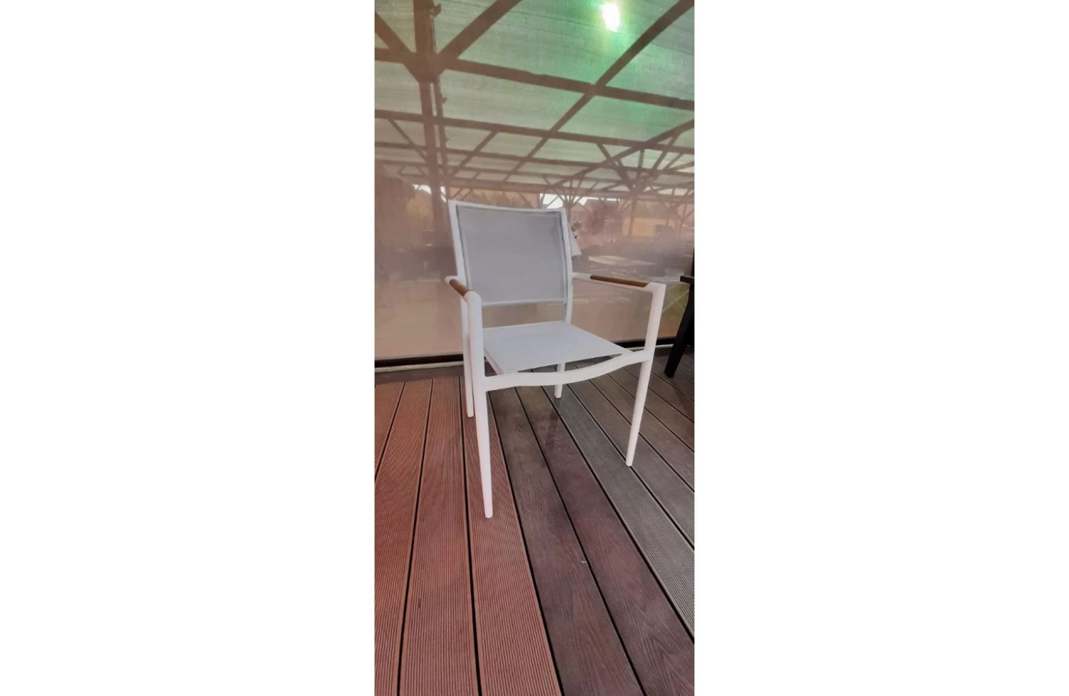 Стілець з підлокітниками COUTURE POLO WHITE 91801020-W / WHITE