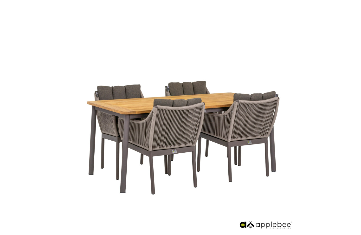 Обідній стіл 180 APPLE BEE BIJOU 70001652 /TAUPE/GREY