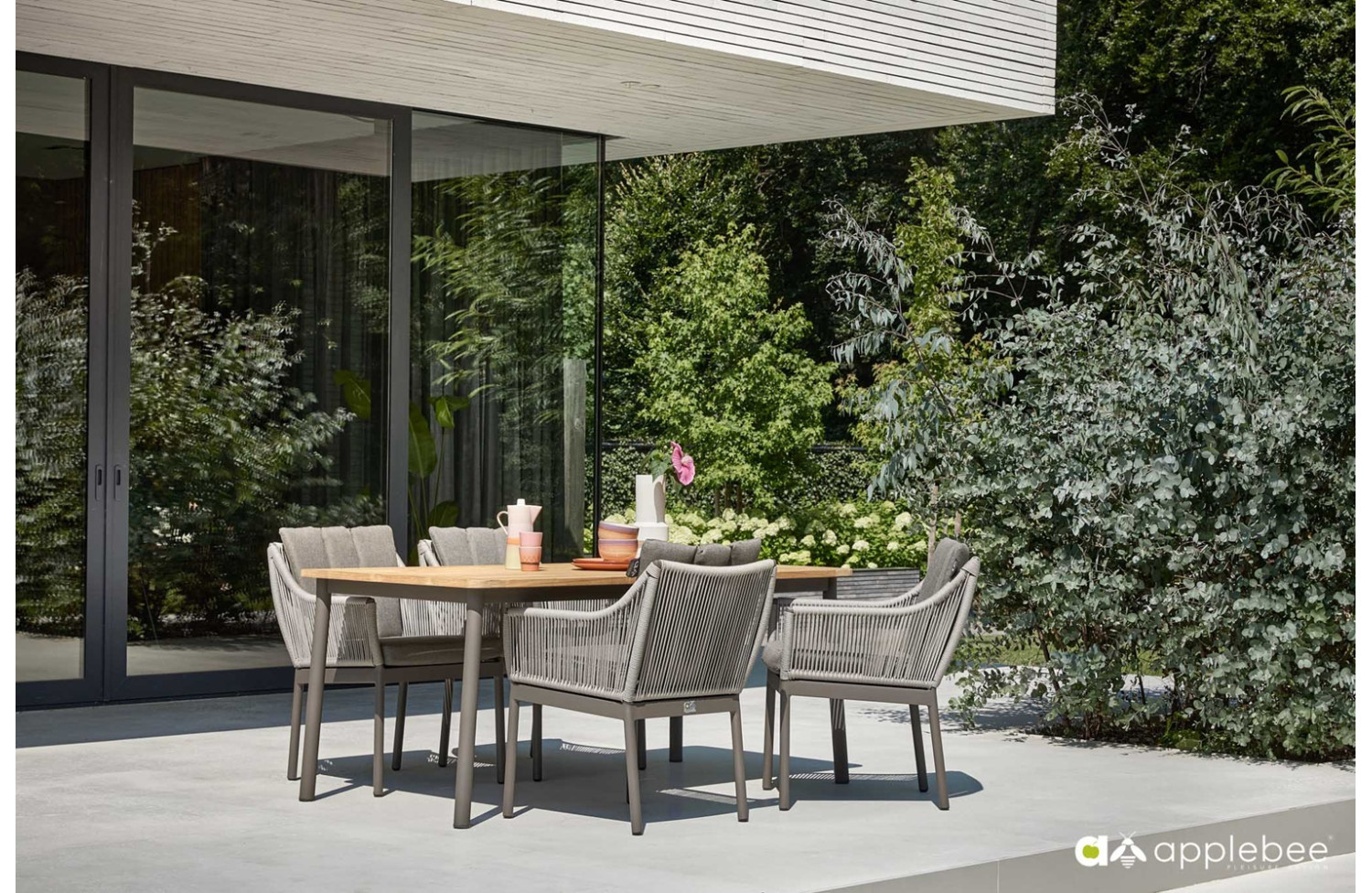 Обідній стіл 240 APPLE BEE BIJOU 70001653 /TAUPE/GREY