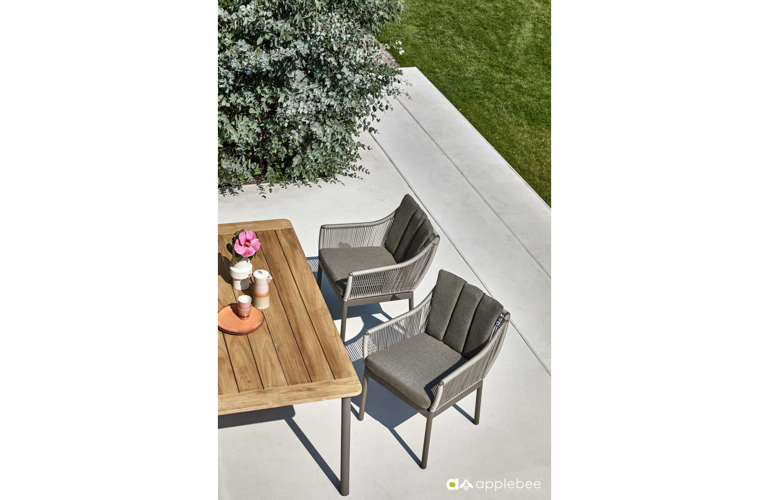 Обідній стіл 240 APPLE BEE BIJOU 70001653 /TAUPE/GREY