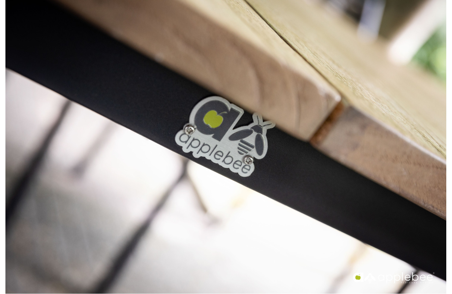 Обідній Стіл 240 (тик) APPLE BEE MILOU 70000037 /BLACK