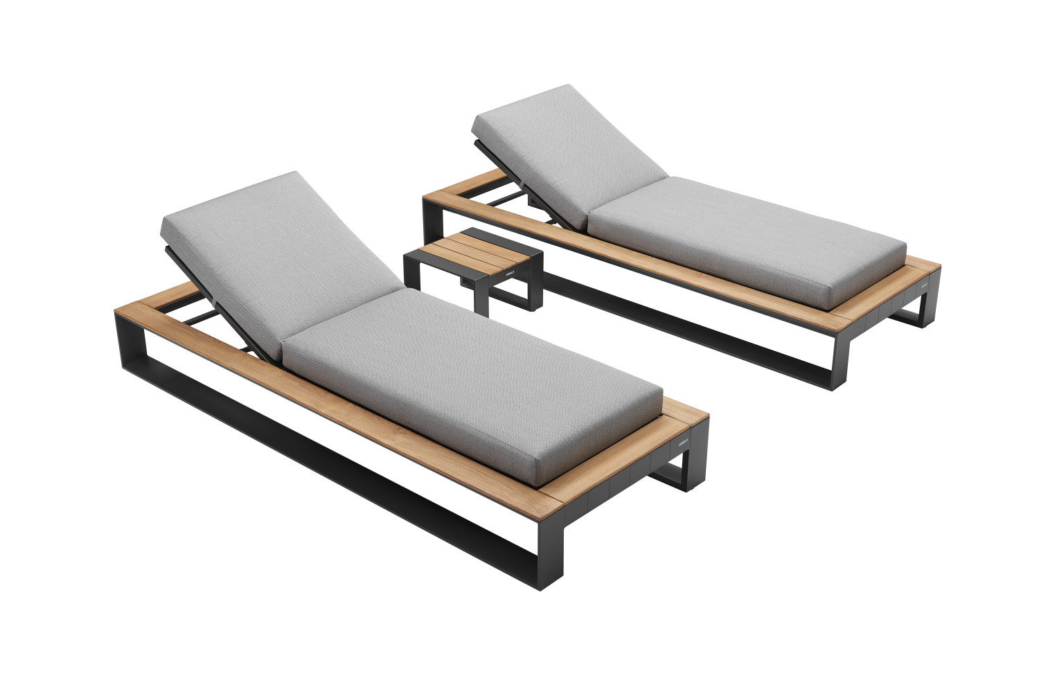 Кутовий столик 42*42 HIGOLD CAMBUSA 206261 / ANTHRACITE