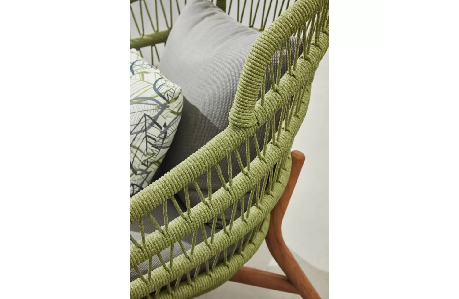 Крісло-гойдалка (з подушками) HIGOLD VASCA 30151525 / GREEN