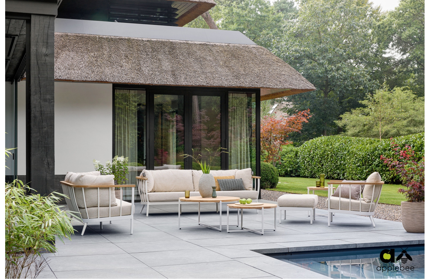 Диван 3 -місний ( з подушками) APPLE BEE CONDOR OYSTER 72000411 / TAUPE