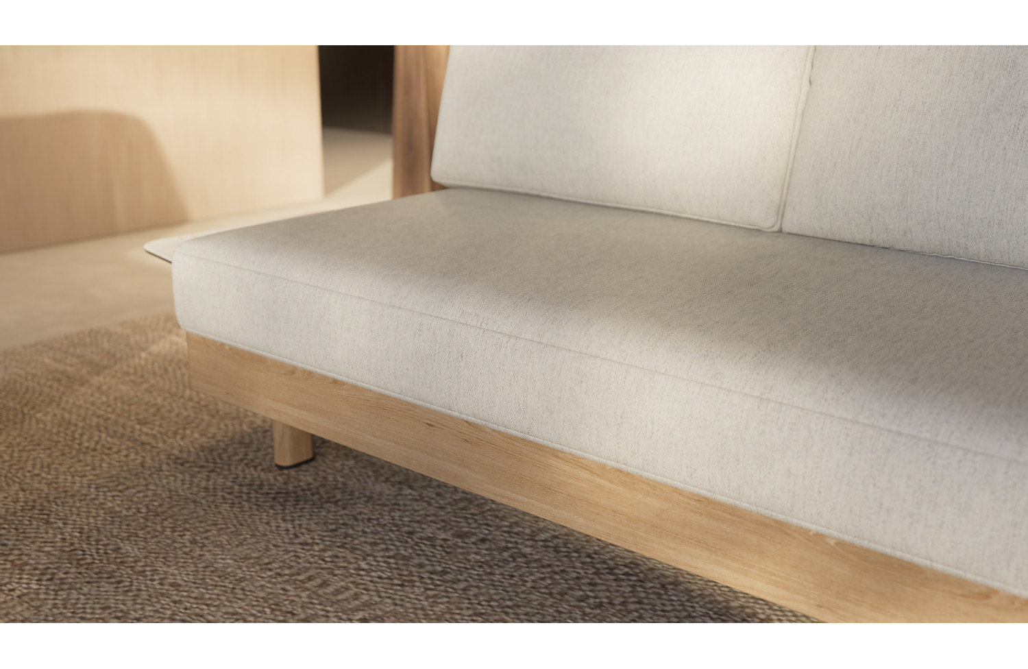 Диван 3-місний лівий (з подушками) COUTURE LOUNGE 92415130 / NATURAL