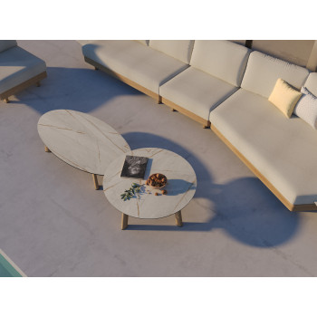 Кавовий столик (овальний) COUTURE LOUNGE 92415190 / NATURAL