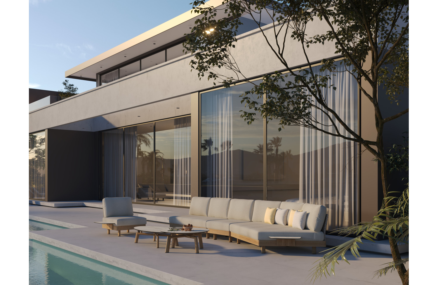 Кавовий столик (овальний) COUTURE LOUNGE 92415190 / NATURAL