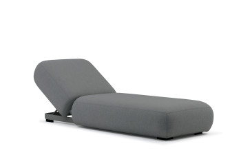 Шезлонг (з подушками) COUTURE OLALA 92173510-A / АНТРАЦИТ