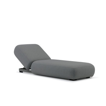 Шезлонг (з подушками) COUTURE OLALA 92173510-A / АНТРАЦИТ