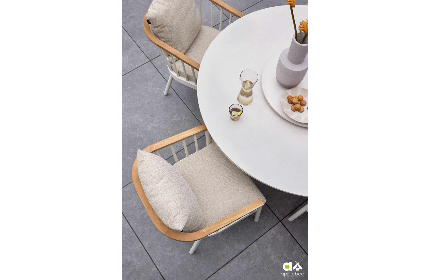 Надставка "LAZY SUSAN" до oбіднього столу APPLE BEE MELVILLE OYSTER 72000336