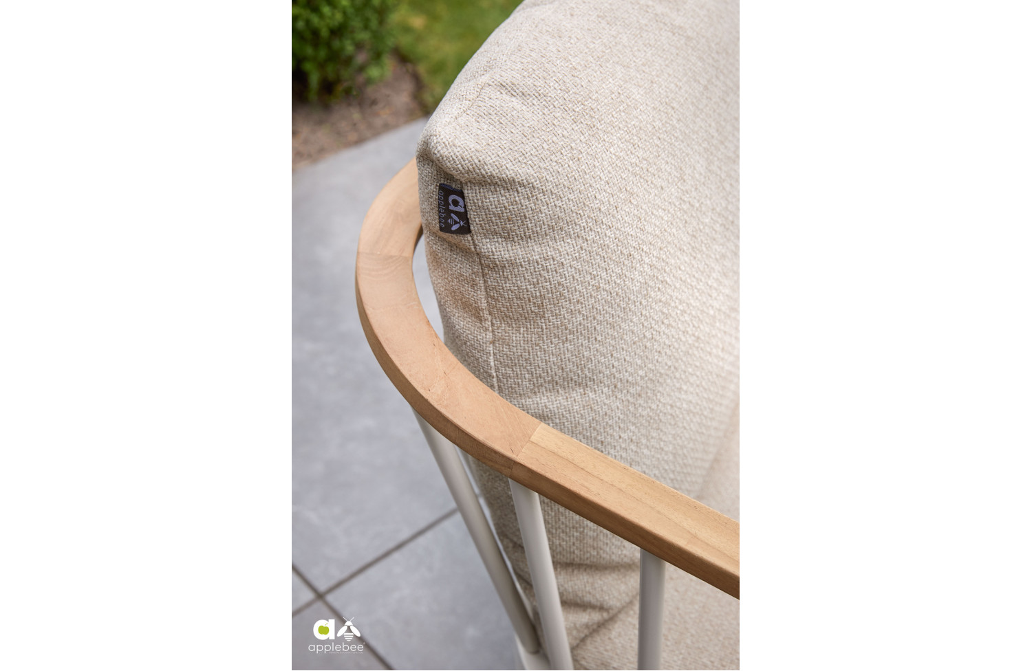 Стілець з підлокітниками ( з подушками) APPLE BEE CONDOR OYSTER 72000408 / TAUPE