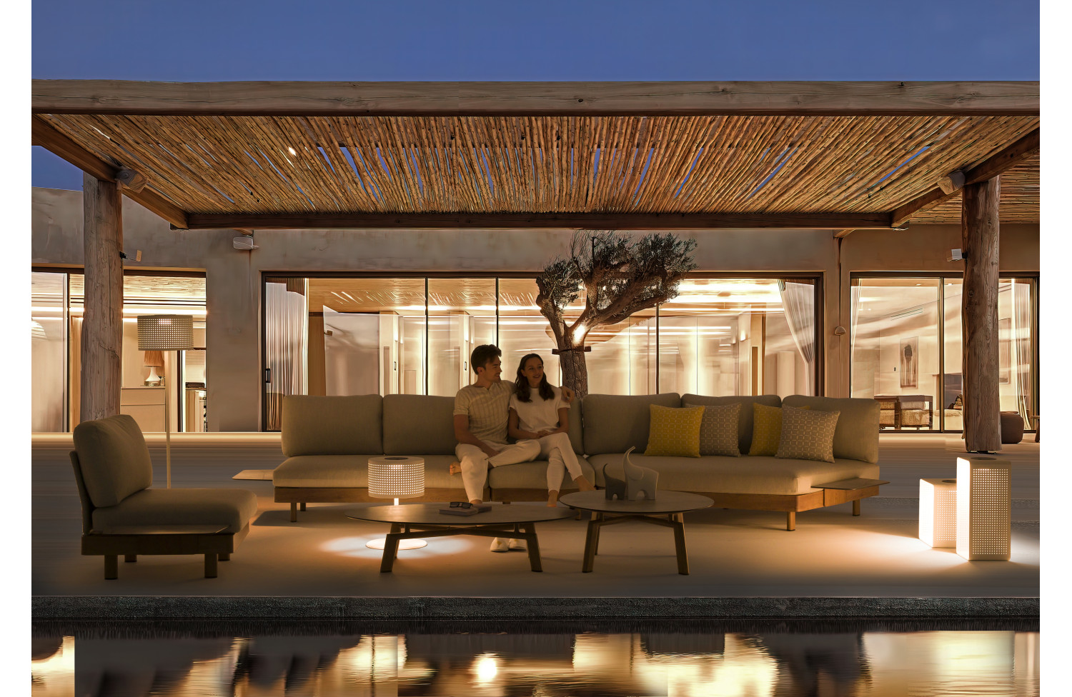 Кавовий солик (круглий) COUTURE LOUNGE 92415180 / NATURAL