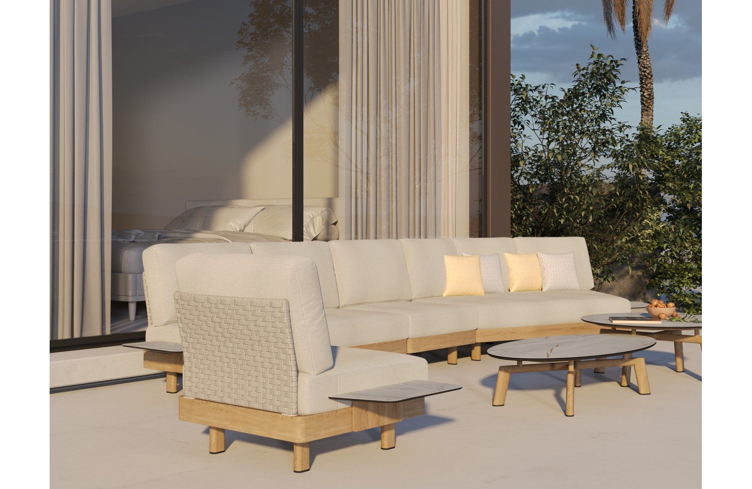 Кавовий солик (круглий) COUTURE LOUNGE 92415180 / NATURAL